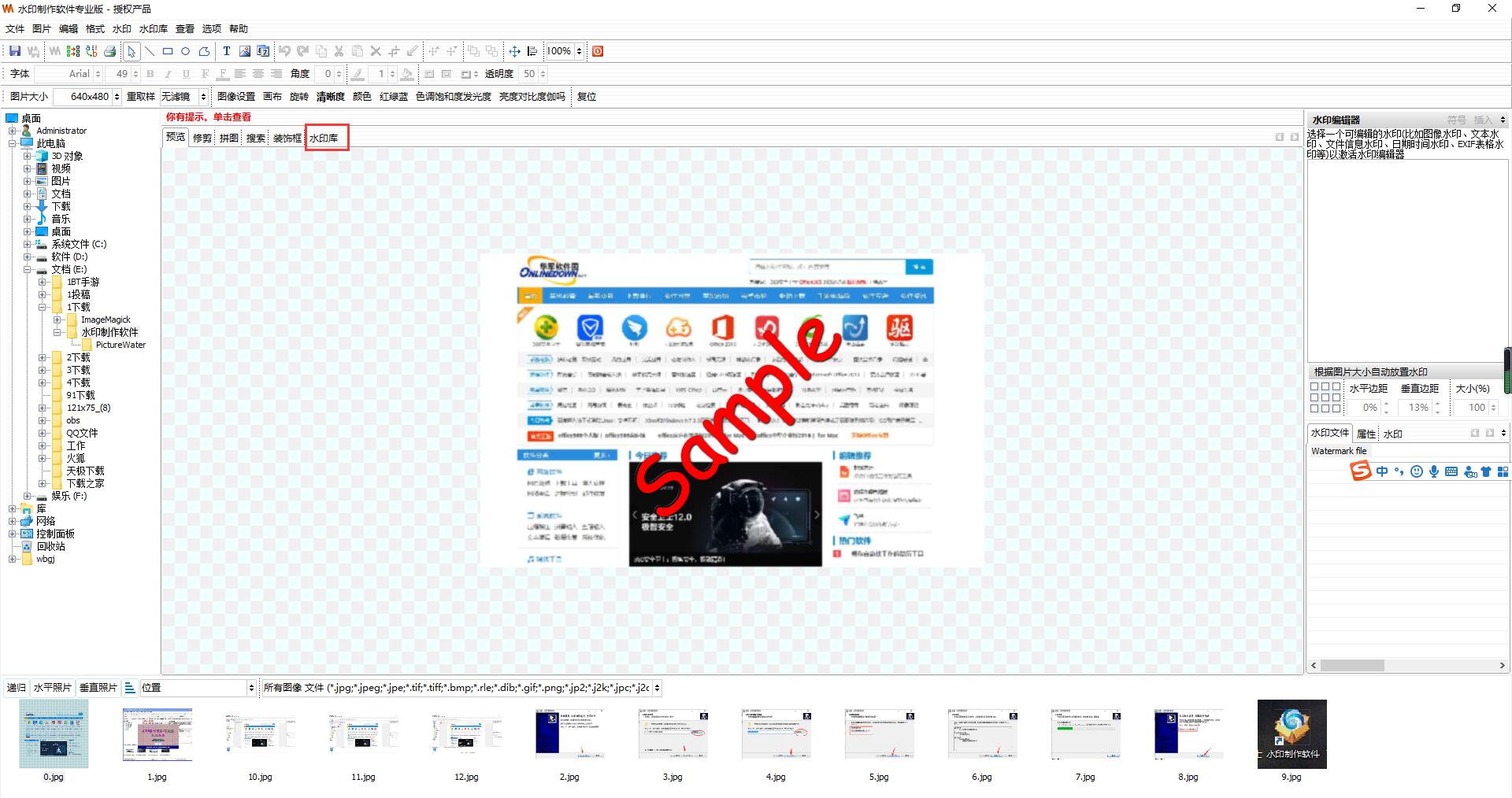 水印制作软件专业版截图