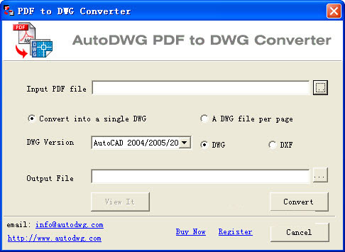 PDF转dwg(AutoDWGPDF）截图