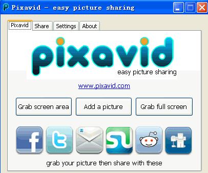 Pixavid(桌面截图分享)截图