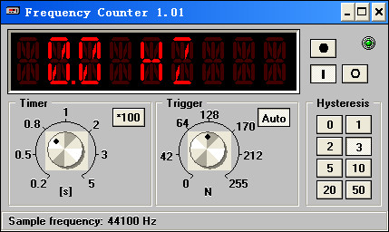 虚拟频率计数器(Frequency Counter)截图