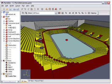 PyroSim2015(消防模拟软件)截图