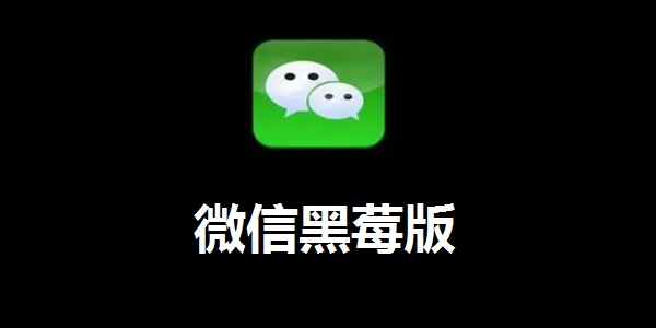 微信黑莓版截图