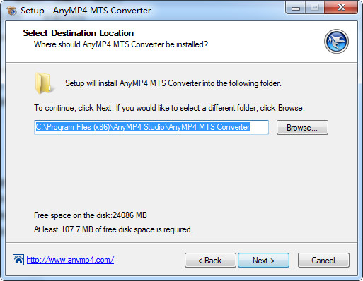 AnyMP4 MTS Converter(MTS格式转换器)截图