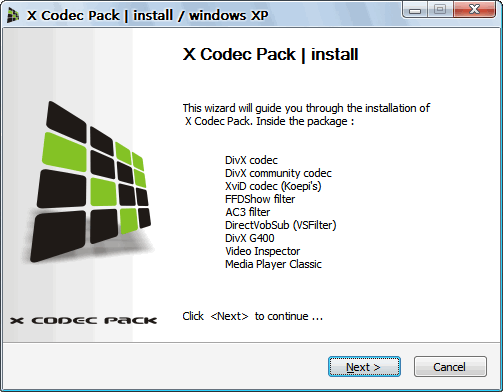 XP Codec Pack流媒体播放截图