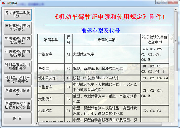 机动车驾驶人科目一考试学习系统2013截图