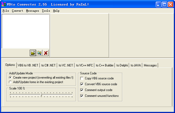 VB源码转换工具(VBto Converter)截图
