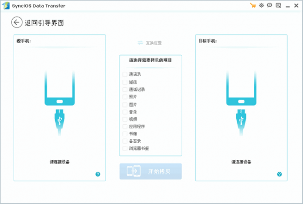 iOS数据传输软件(Syncios Data Transfer)截图