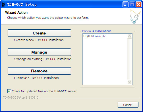 TDM-GCC(C语言编译器)截图