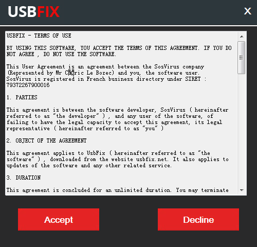 UsbFix(恶意软件清除工具)截图