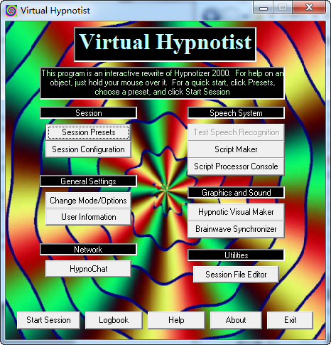 Virtual Hypnotist(虚拟催眠软件)截图