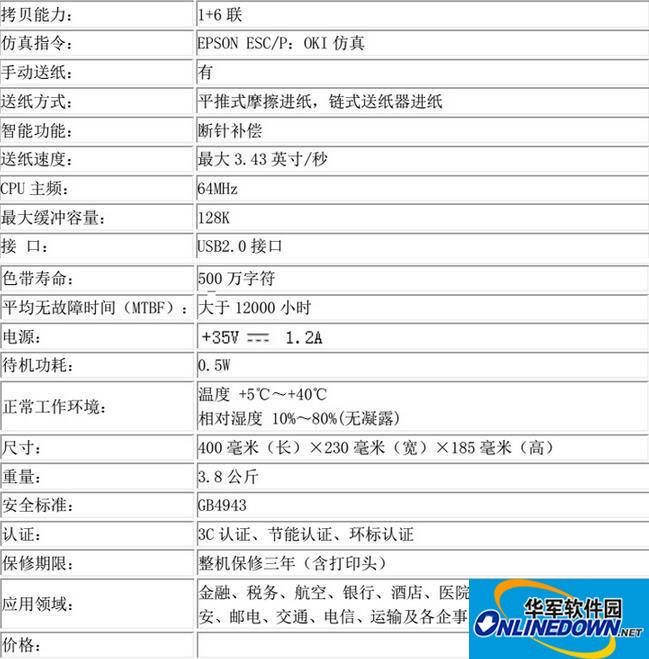 莱盛LS-114B打印机驱动截图