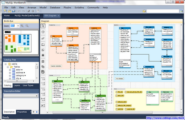 Mysql workbench(数据库设计设计工具)截图