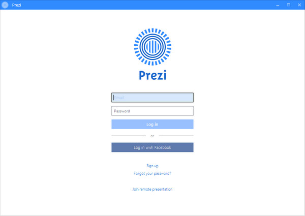 prezi(演示文稿软件)截图