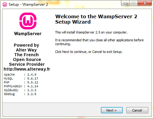 wampserver(php环境搭建安装包)截图