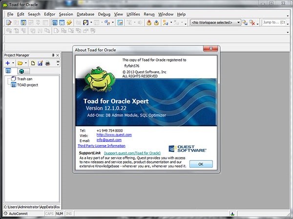 toad for oracle v12.1截图