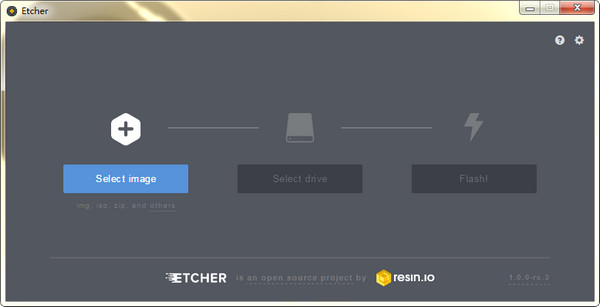 Etcher(u盘镜像制作工具)截图