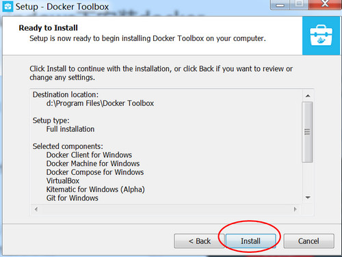 docker toolbox windows截图