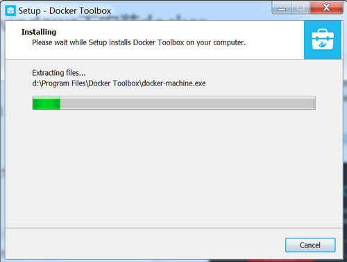 docker toolbox windows截图