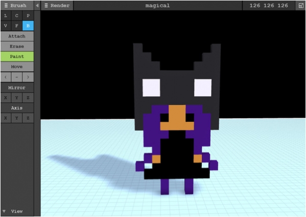 MagicaVoxel(体素编辑器)截图