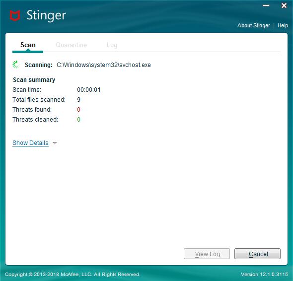 McAfee Stinger & Raptor(迈克菲杀毒软件)截图