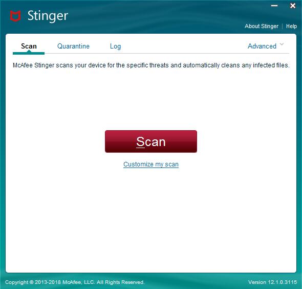 McAfee Stinger & Raptor(迈克菲杀毒软件)截图