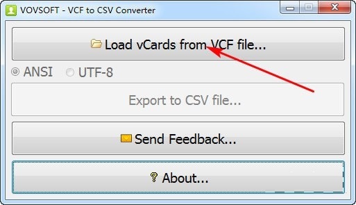 VCF to CSV Converter截图