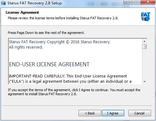 Starus FAT Recovery截图