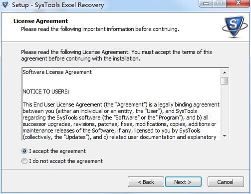 SysTools Excel Recovery截图