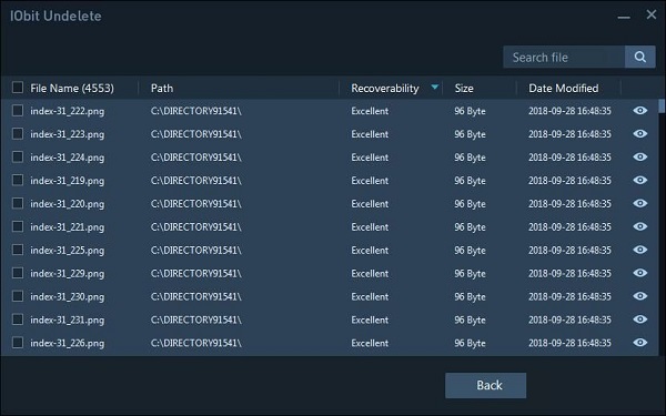 IObit Undelete截图