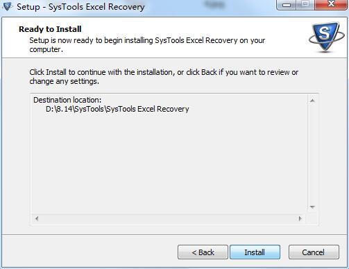 SysTools Excel Recovery截图