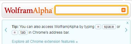 Wolfram|Alpha截图