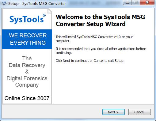 SysTools MSG Converter截图