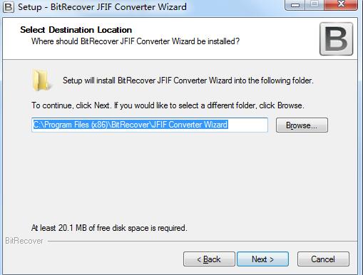 BitRecover JFIF Converter截图