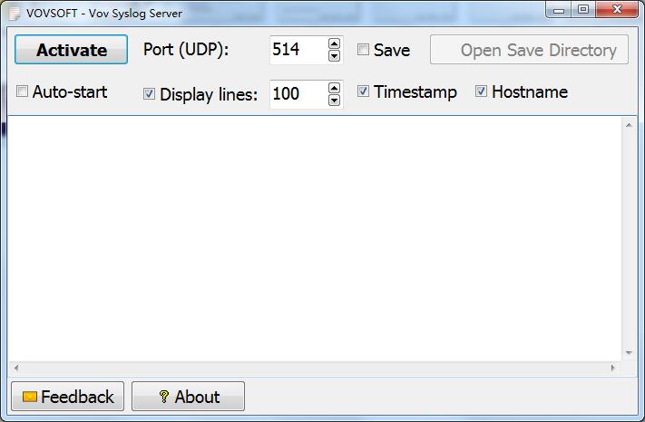 Vov Syslog Server截图