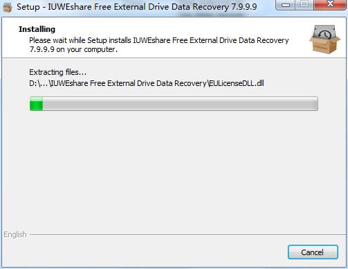 IUWEshare Free External Drive Data Recovery截图