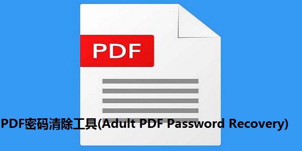 PDF密码清除工具（Adult PDF Password Recovery）截图