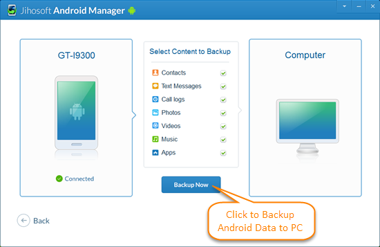 Jihosoft Android Manager截图