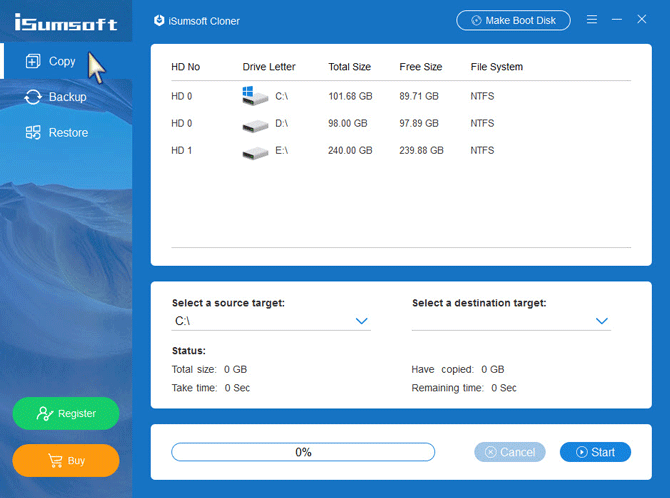 iSumsoft Cloner截图