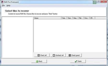 RAR文件修复工具截图