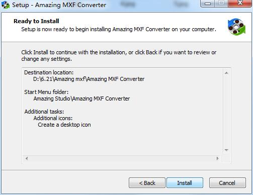 Amazing MXF Converter截图