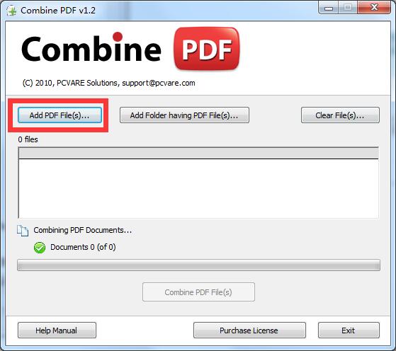 Combine PDF截图