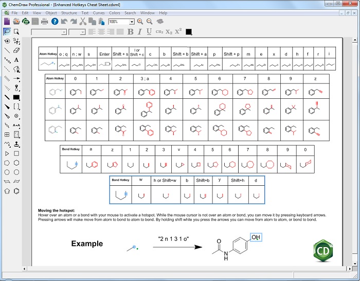 ChemDraw Professional截图