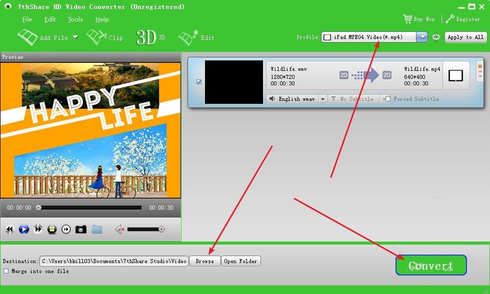 7thShare HD Video Converter截图