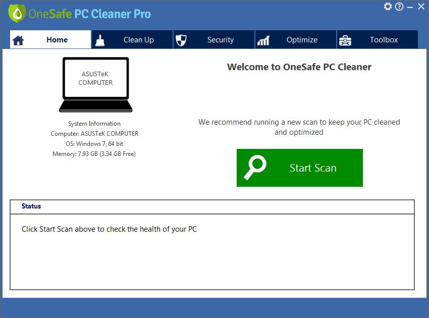 OneSafe PC Cleaner Pro截图