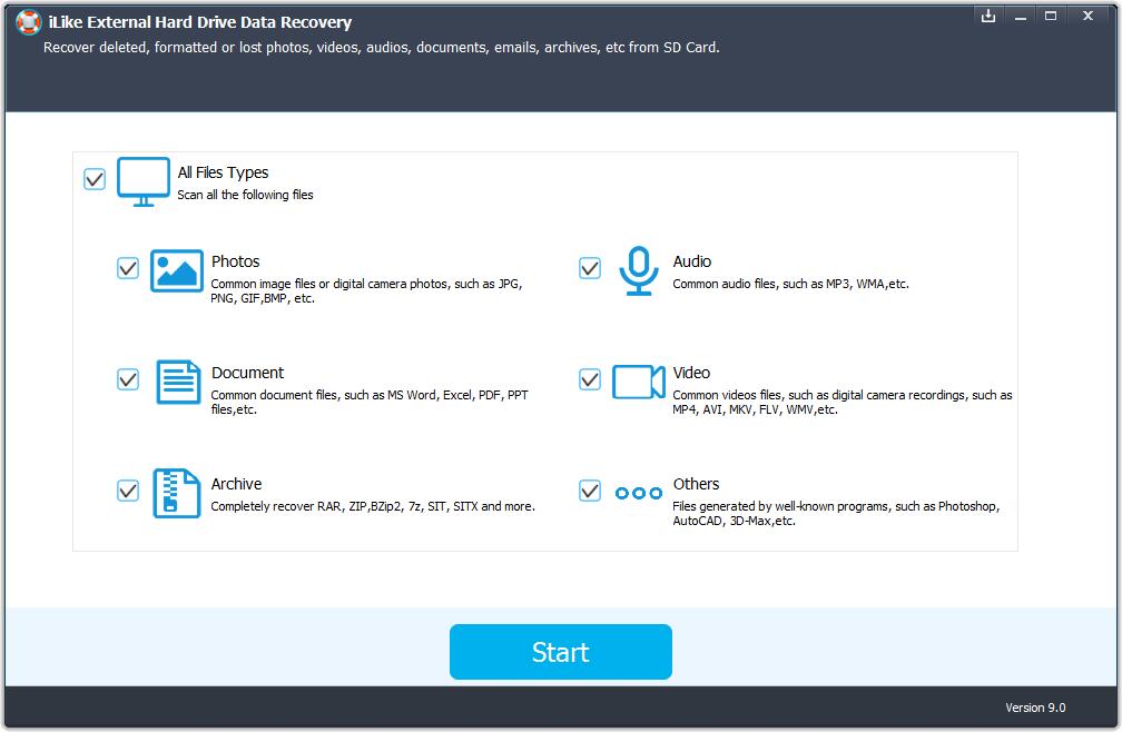 iLike External Hard Drive Data Recovery截图