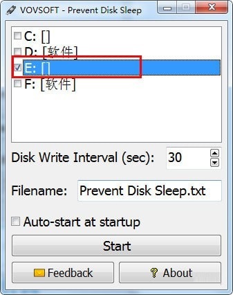 Prevent Disk Sleep截图