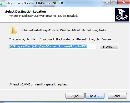 Easy2Convert RAW to PNG截图