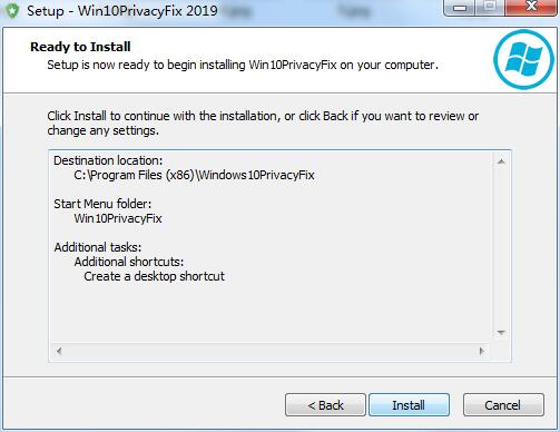 Win10PrivacyFix截图