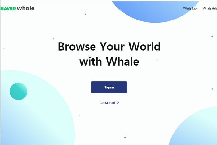 Whale浏览器截图