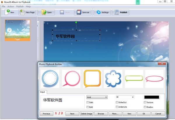 Boxoft Album to Flipbook截图